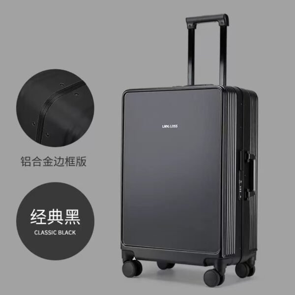 New student universal wheel suitcase large capacity portable multifunctional 26-inch trolley case high value suitcase for women