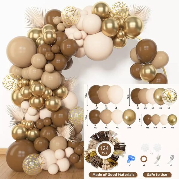 Cross-border Amazon.com Hot Selling Balloon Chain Birthday Party Arch Decoration Wedding Bride Bath Children Birthday Decoration