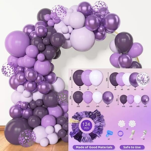 Cross-border Amazon.com Hot Selling Balloon Chain Birthday Party Arch Decoration Wedding Bride Bath Children Birthday Decoration