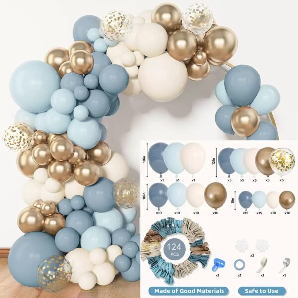 Cross-border Amazon.com Hot Selling Balloon Chain Birthday Party Arch Decoration Wedding Bride Bath Children Birthday Decoration