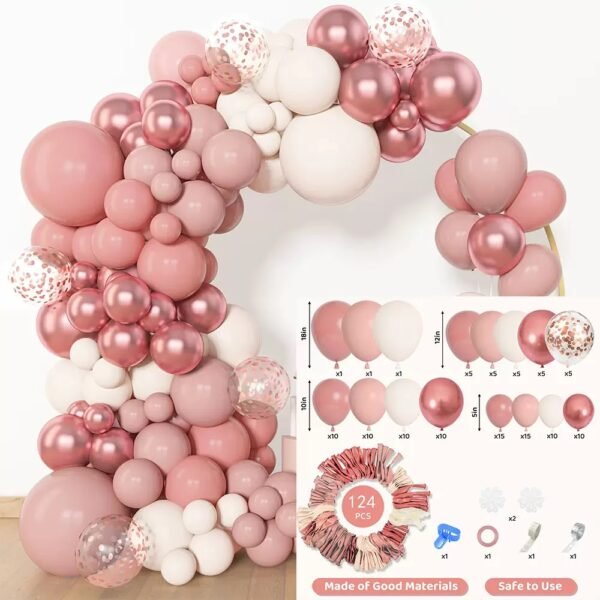 Cross-border Amazon.com Hot Selling Balloon Chain Birthday Party Arch Decoration Wedding Bride Bath Children Birthday Decoration